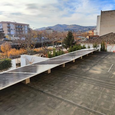 11 Módulos fotovoltaicos Instalación en ATECA